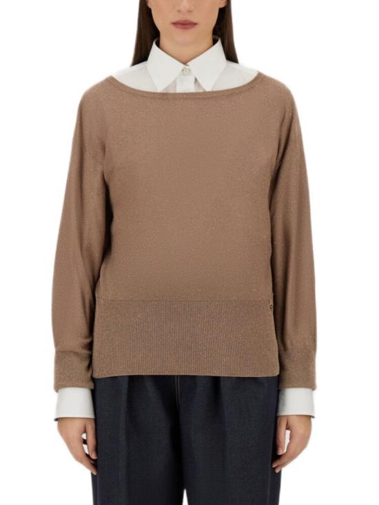 26SS 에르노 니트웨어 MG000229D760892700 Brown - HERNO