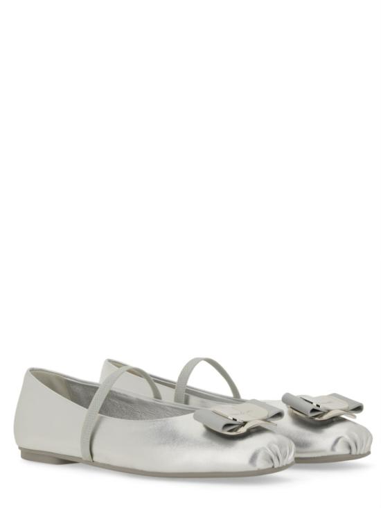  살바토레 페라가모 플랫 슈즈 769030 01H345009 Grey - SALVATORE FERRAGAMO