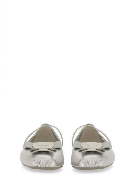  살바토레 페라가모 플랫 슈즈 769030 01H345009 Grey - SALVATORE FERRAGAMO