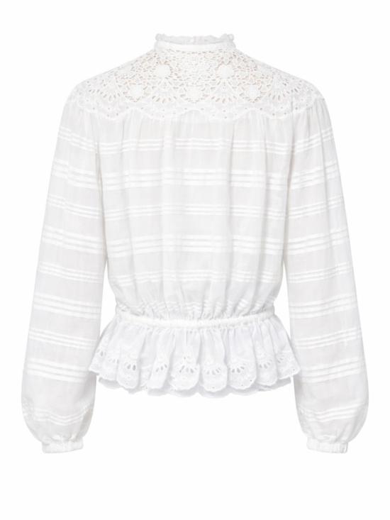  이자벨마랑에뚜왈 블라우스 HT0767FA D1J05E20WH White - ISABEL MARANT ETOILE