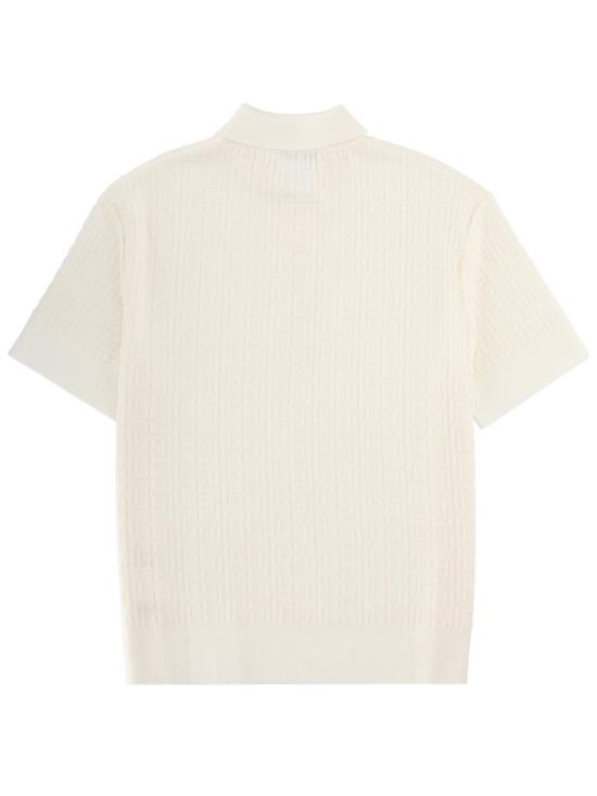 26SS 발망 폴로 티셔츠 GH1GB044KI03 0KA White - BALMAIN