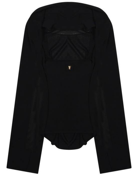 26SS 알베르타 페레티 탑 08820109 0555 Black - ALBERTA FERRETTI