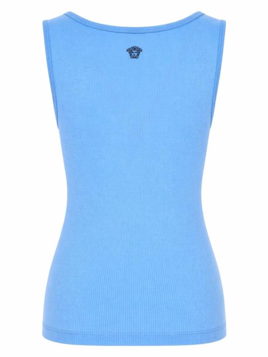 26SS 베르사체 탑 1023698 1A175481V440 Blue - VERSACE