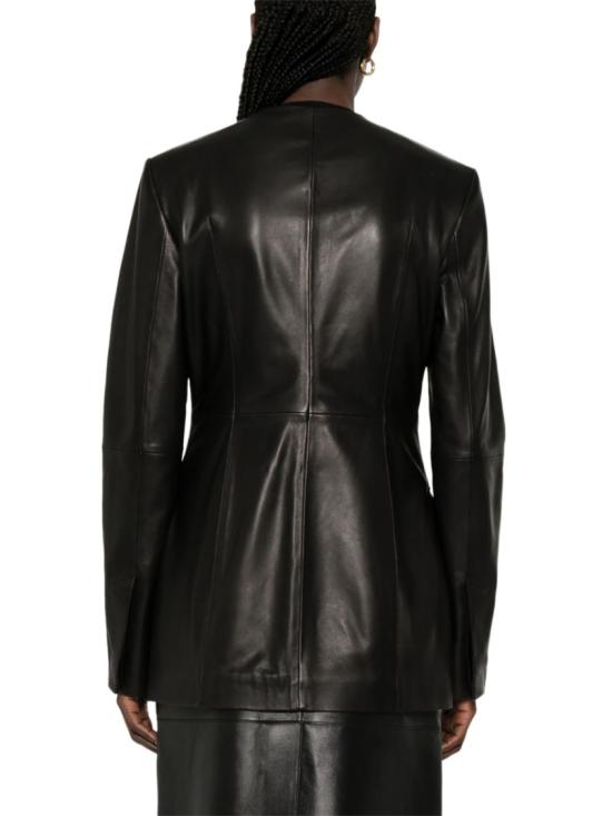  토템 가죽 자켓 252WRO0192LE0127 BLACK001 Black - TOTEME