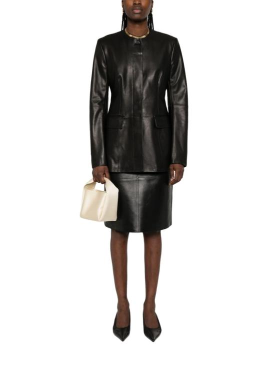  토템 가죽 자켓 252WRO0192LE0127 BLACK001 Black - TOTEME