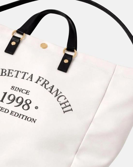 26SS 엘리자베타프랜치 토트백 3888501 White - ELISABETTA FRANCHI