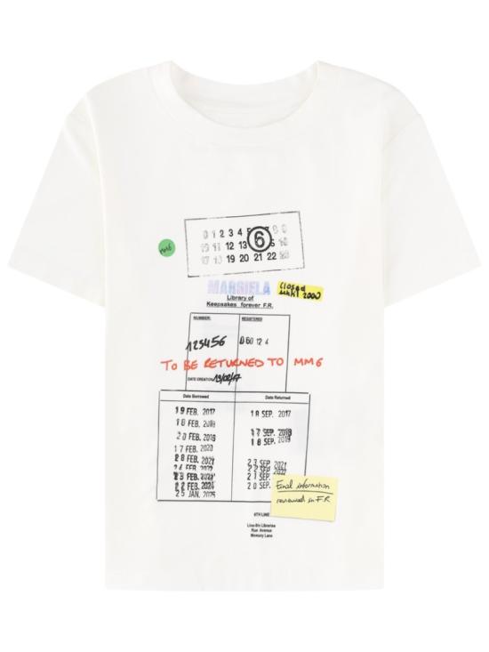 26SS MM6 메종마르지엘라 탑 S52GC0360 M20185100 White
