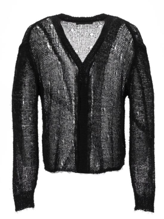 26SS 아워레가시 가디건 M2263AB BLACKRAGGEDOPENLINEN Black - OUR LEGACY