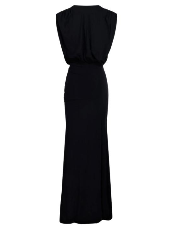 26SS 아마주인 롱 원피스 12MEGUDB Black - AMAZUIN