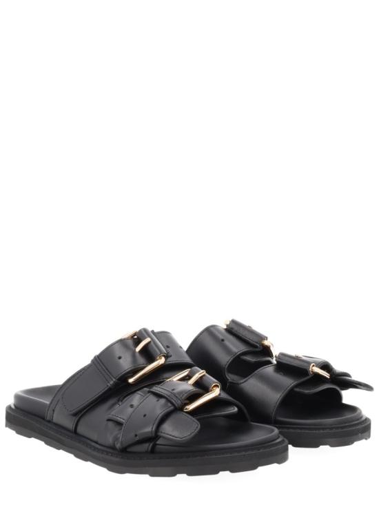 26SS 모스키노 뮬/슬리퍼 MA28153G1O MF0000 Black - MOSCHINO