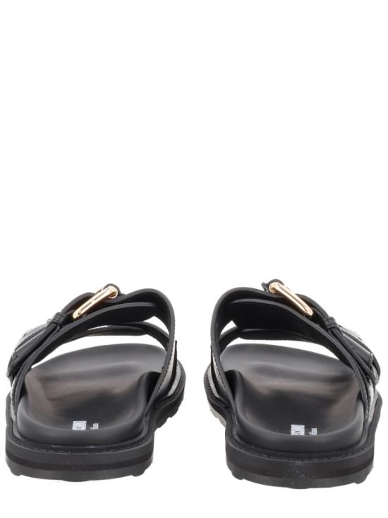 26SS 모스키노 뮬/슬리퍼 MA28153G1O MF0000 Black - MOSCHINO