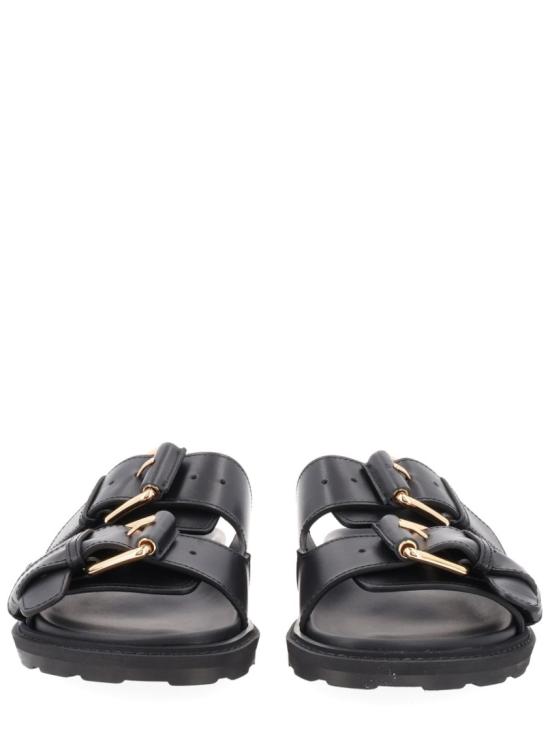 26SS 모스키노 뮬/슬리퍼 MA28153G1O MF0000 Black - MOSCHINO