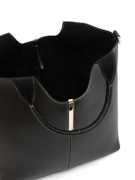 25FW 토즈 스몰 쇼핑백 XBWEBRF0200 UBLB999 Black - TODS
