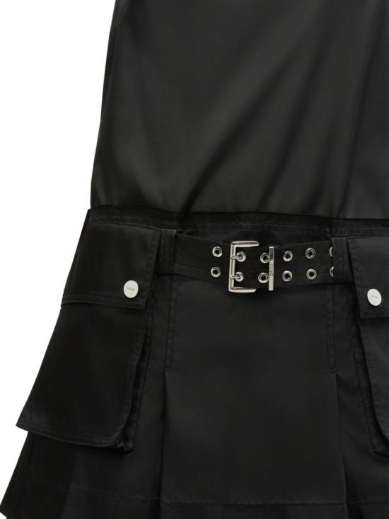 26SS 가니 미디 원피스 A1030167 099 Black - GANNI