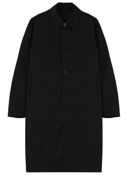 26SS 드리스 반 노튼 코트 020211 3313900 Black