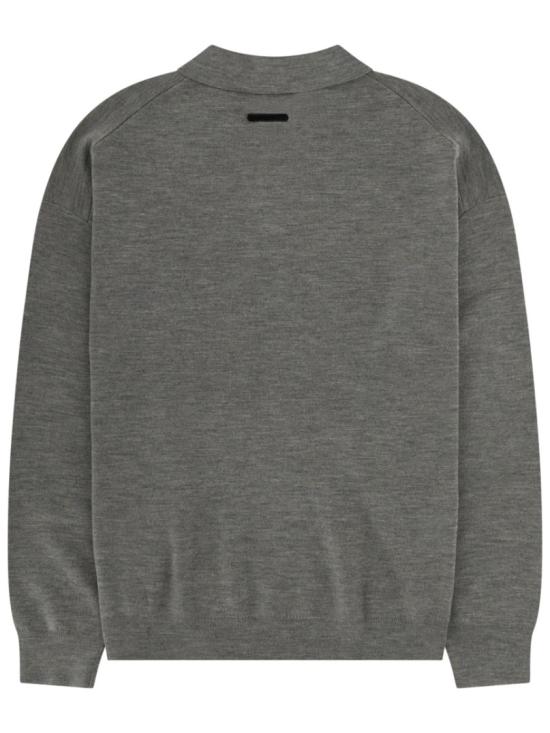26SS 피어오브갓 폴로 티셔츠 192SP264912F CONCRETEHEATHER Grey - FEAR OF GOD