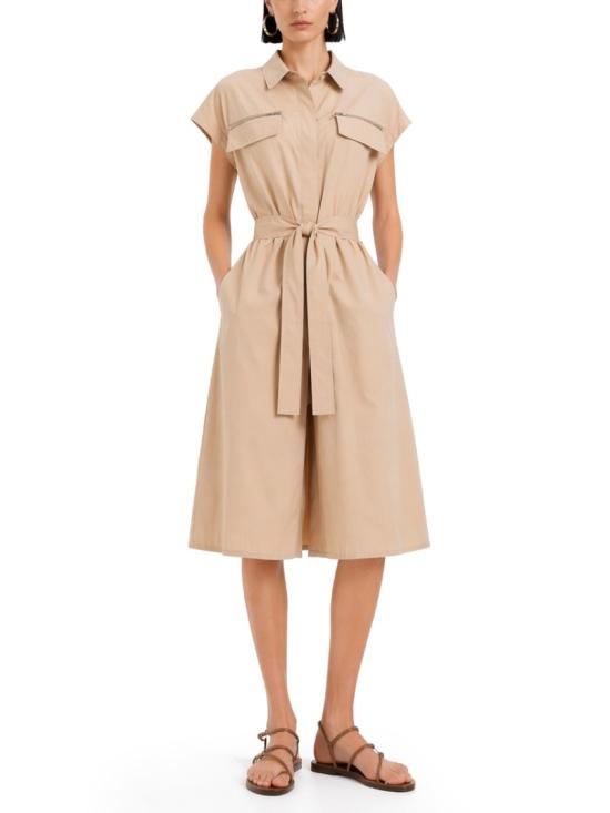 26SS 파비아나 필리피 미디 원피스 ABD276F618 L5820157 Neutrals - FABIANA FILIPPI