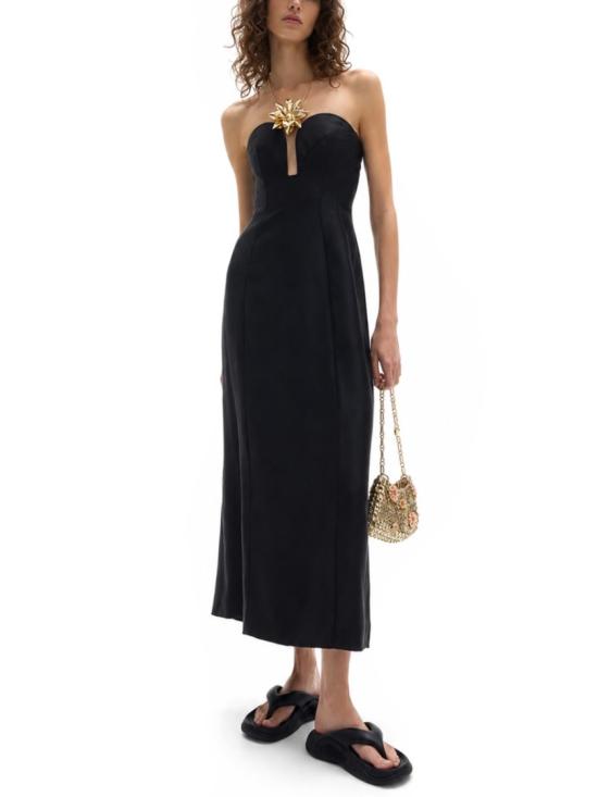  파코라반 롱 원피스 26EJRO308VI0267 P001 Black - PACO RABANNE