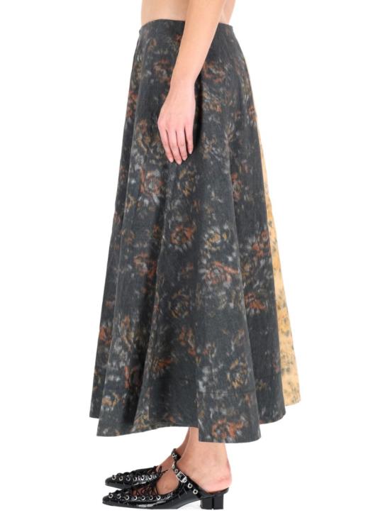 25FW 가니 롱 스커트 W1092 999 Multicolor - GANNI