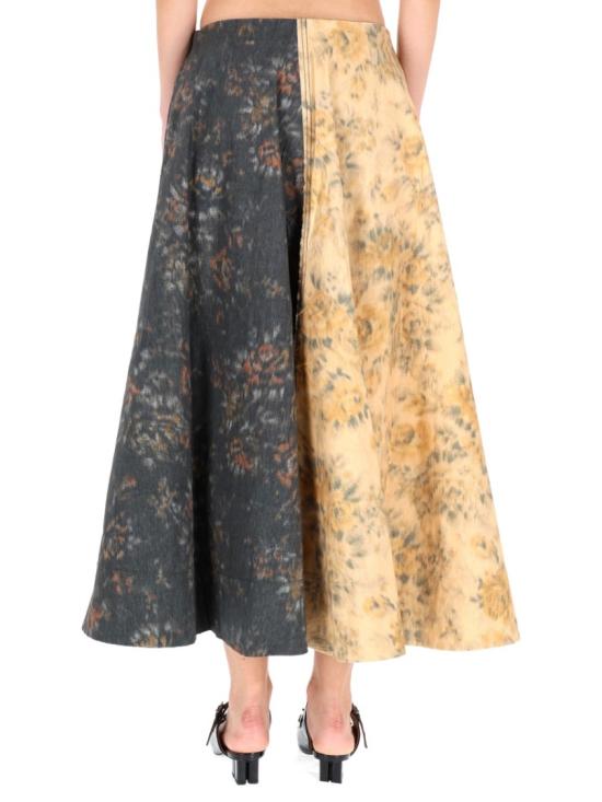 25FW 가니 롱 스커트 W1092 999 Multicolor - GANNI