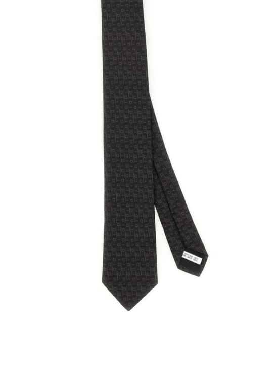  살바토레 페라가모 넥타이 776593 351184001 Black - SALVATORE FERRAGAMO