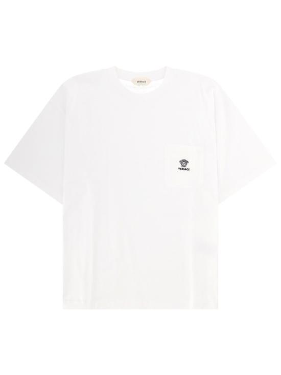 26SS 베르사체 반팔 티셔츠 1024574 1A179151W000 White