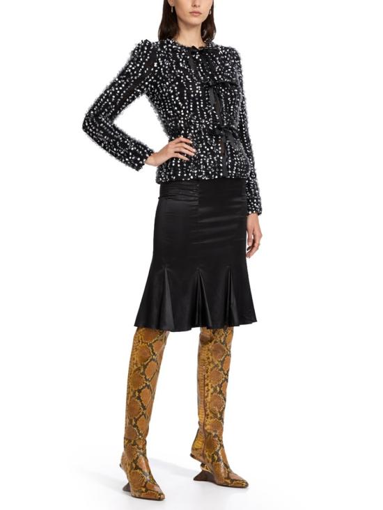 26SS 니나리찌 자켓 26PCVE021PA0508 M1048 Black - NINA RICCI