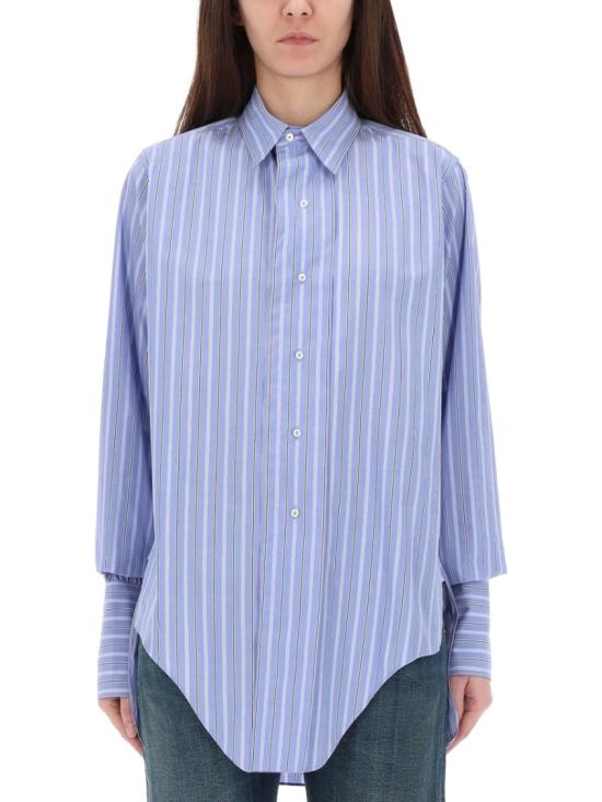 25FW 마르지엘라 코튼 셔츠 S29DT0006 M35625002F Blue