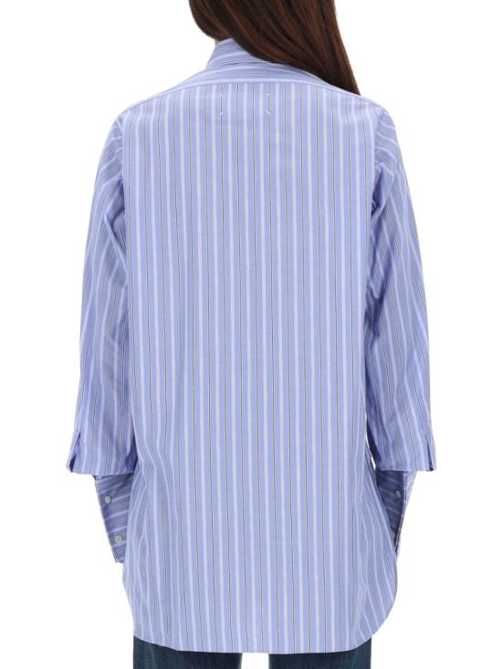 25FW 마르지엘라 코튼 셔츠 S29DT0006 M35625002F Blue - MAISON MARGIELA
