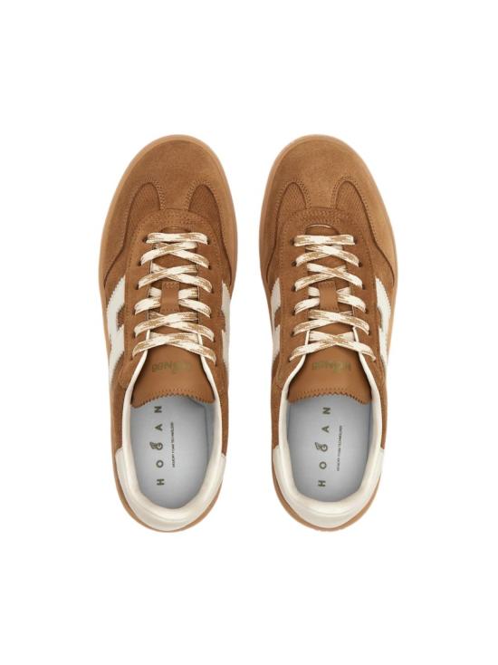 26SS 호간 스니커즈 HXW6470FB60UXJ419E Brown - HOGAN