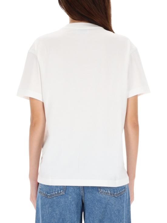 25FW 오프화이트 반팔 티셔츠 OWAA089 C99JER0030110 White - OFF WHITE