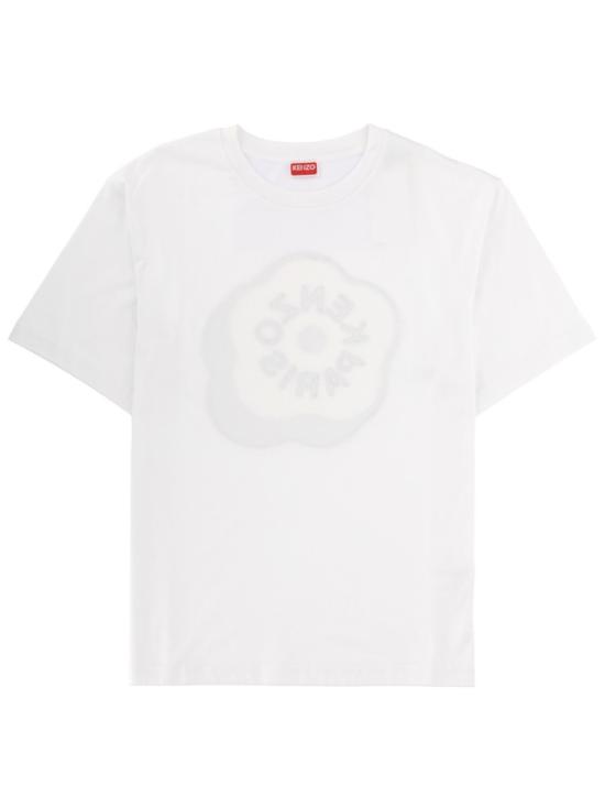 26SS 겐조 Boke Flower 2.0 자수 오버사이즈 티셔츠 FG55TS4024SG 01 White