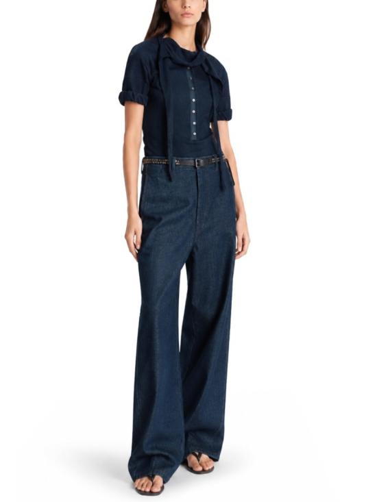 26SS 르메르 트위스트 벨티드 팬츠 PA326 LD1056BL760 Black - LEMAIRE