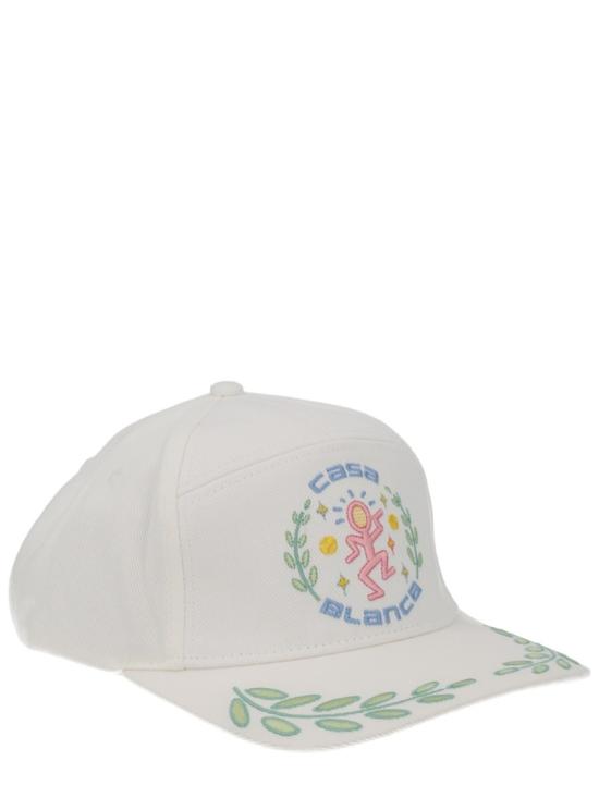 26SS 카사블랑카 볼캡 A SP26 HAT 008 01WHITE White - CASABLANCA