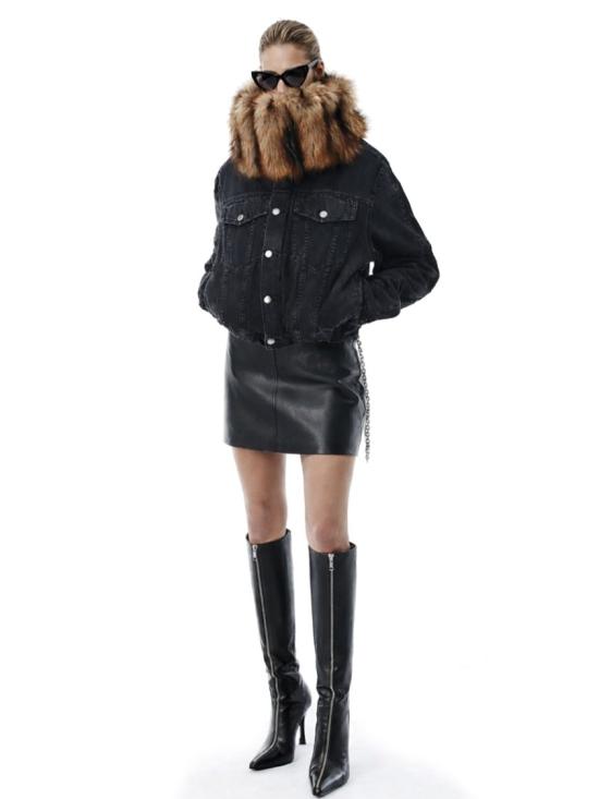 26SS 알렉산더 왕 숏 스커트 1WC1265381 001 Black - ALEXANDER WANG