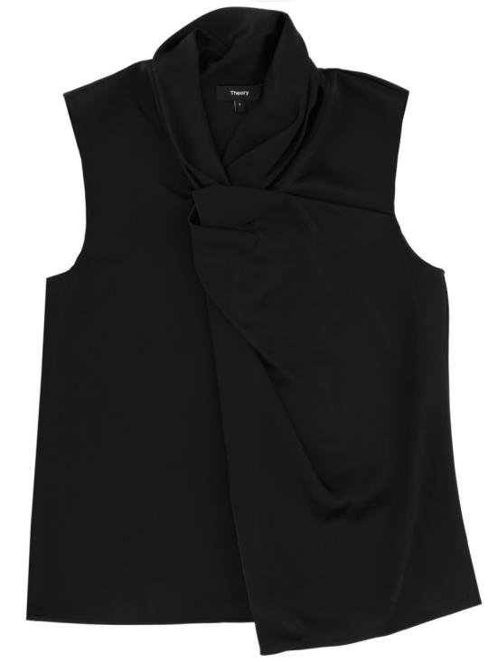 26SS 띠어리 민소매 티셔츠 P1009506 001 Black