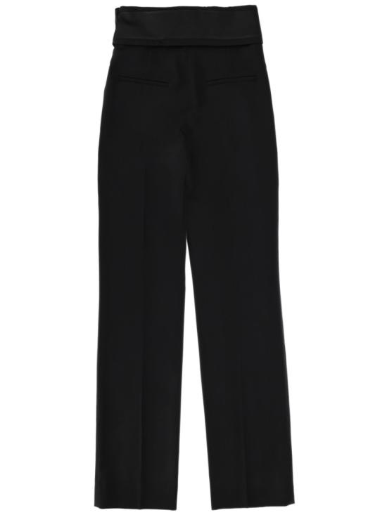 26SS 알렉산더 맥퀸 스트레이트 팬츠 846790 QJAAC1000 Black - ALEXANDER MCQUEEN