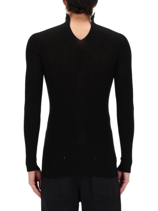 26SS 릭 오웬스 스웨터 RU01F2641 RIBM09 Black - RICK OWENS