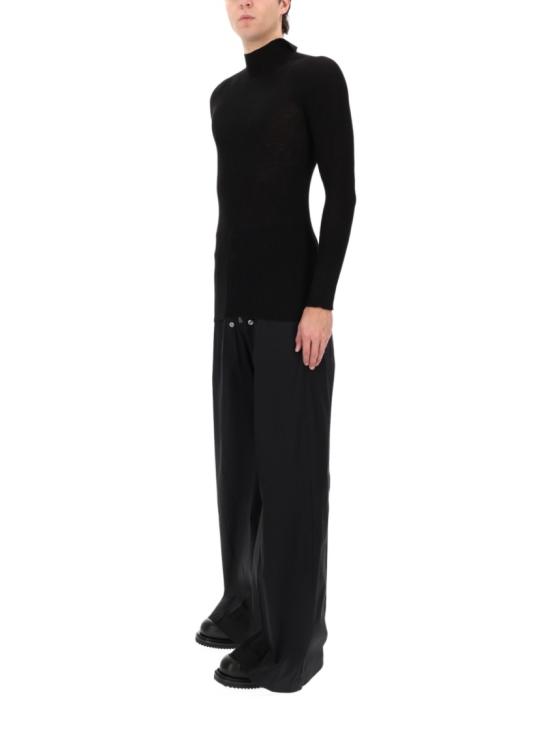 26SS 릭 오웬스 스웨터 RU01F2641 RIBM09 Black - RICK OWENS