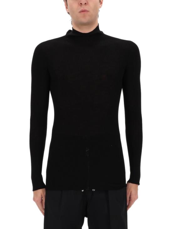 26SS 릭 오웬스 스웨터 RU01F2641 RIBM09 Black - RICK OWENS