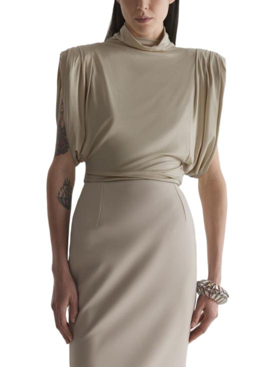 26SS 뮈글러 롱 원피스 26S1TO 08743012 7322 Neutrals - MUGLER