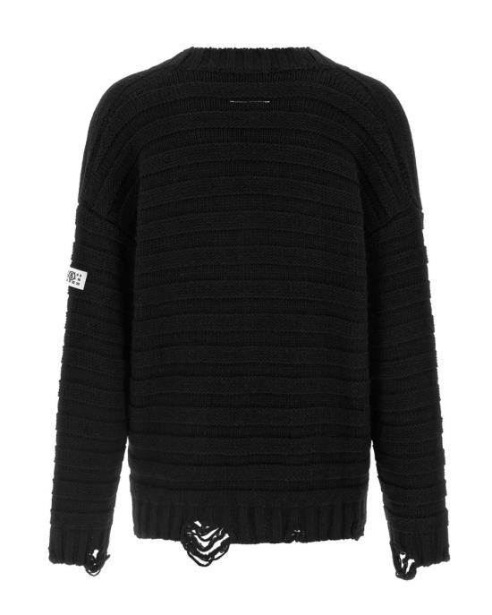 26FW MM6 메종마르지엘라 가디건 8206304 Black - MM6 MAISON MARGIELA