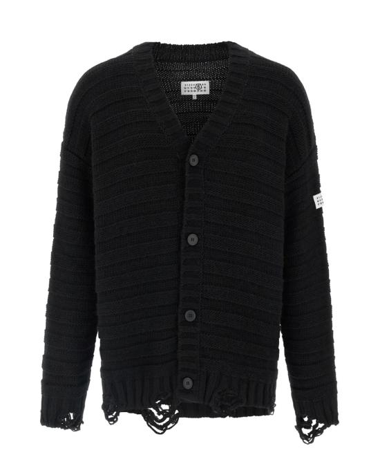 26FW MM6 메종마르지엘라 가디건 8206304 Black