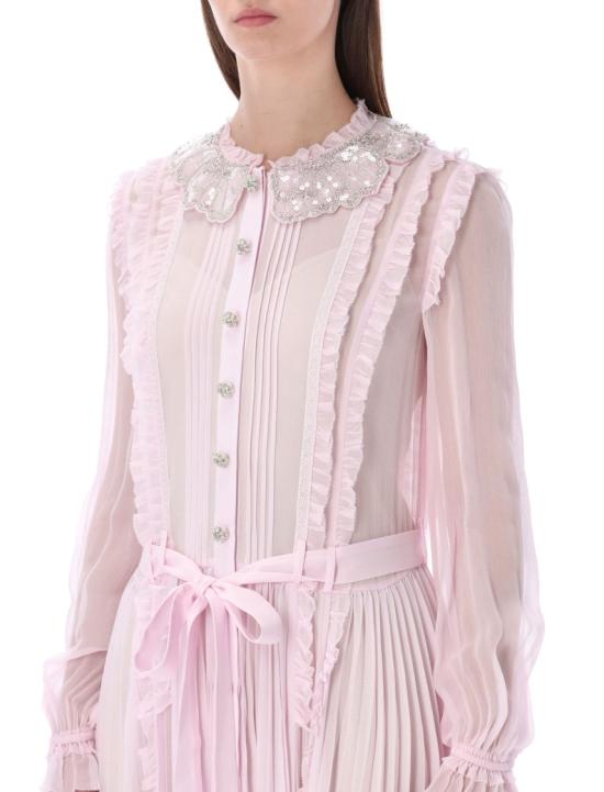 26SS 셀프 포트레이트 롱 원피스 RS26034MPPINK Pink - SELF PORTRAIT