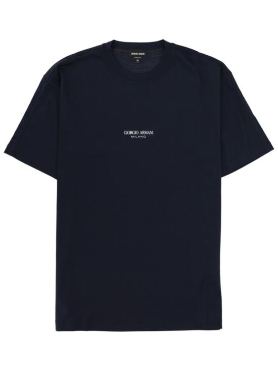 26SS 조르지오 아르마니 반팔 티셔츠 GM001085 TE10629UB100 Black
