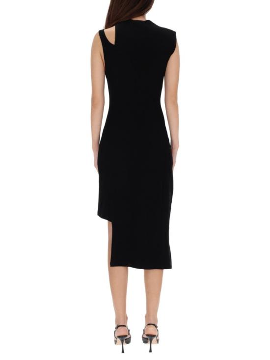 25FW 쿠레쥬 미디 원피스 425MRO720F I00019999 Black - COURREGES