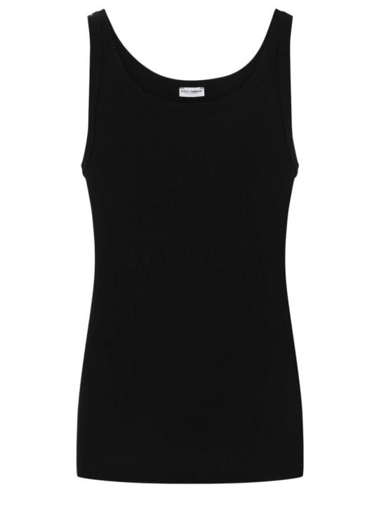  돌체앤가바나 민소매 티셔츠 M8C19J ONN96N0000 Black