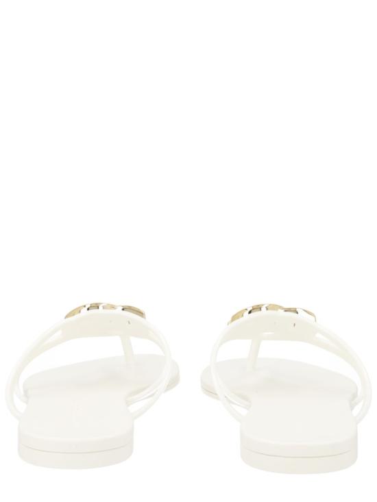 26SS 돌체앤가바나 러버 비치웨어 슬라이드 CW2418 AY81780001 White - DOLCE & GABBANA