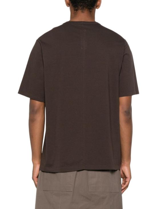 25FW 릭 오웬스 반팔 티셔츠 RU02E1232 JA78 Black - RICK OWENS