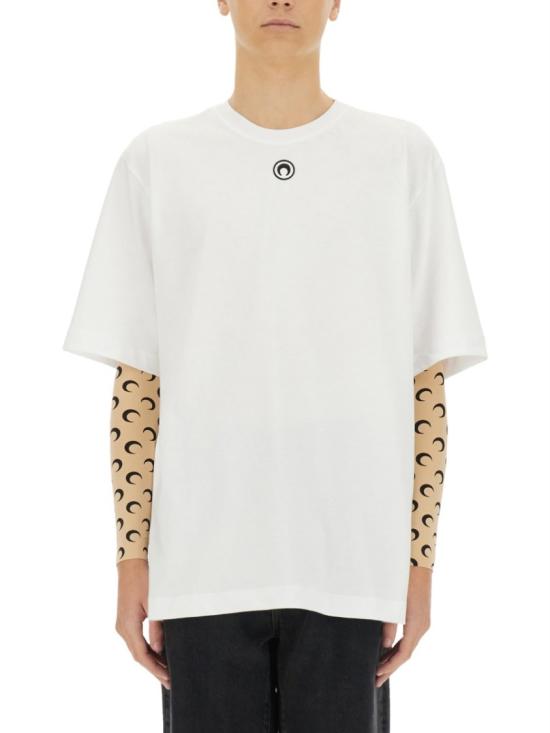  마린세르 반팔 티셔츠 MTT077A CJER0009WH10 White - MARINE SERRE